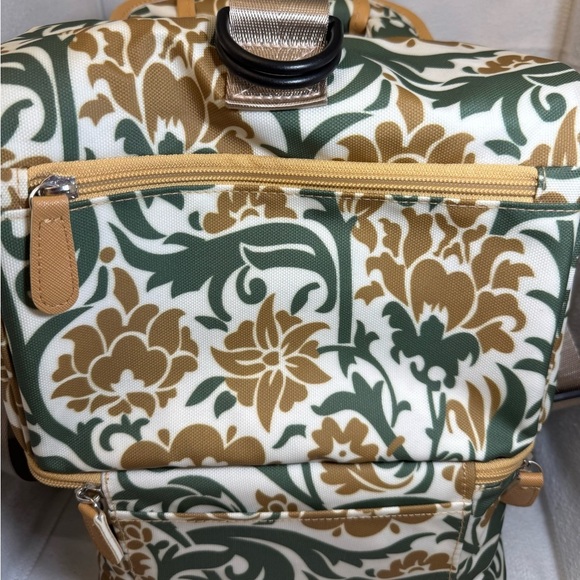 V-Coool Floral Backpack with Tan Accents - Picture 10 of 12
